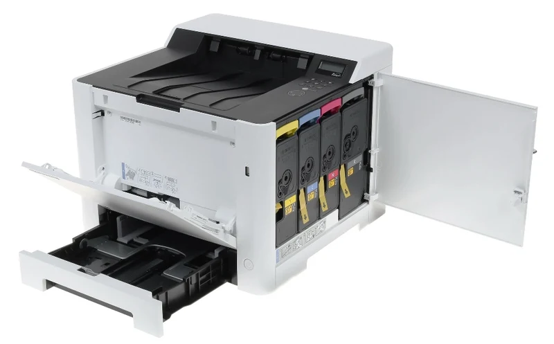 Ecosys P5026cdn, Colour, Duplex, A4, 26/26 ppm, 1200 dpi 2-bit, 2-line LCD, with starter toners, USB 2.0, Gigabit LAN 4