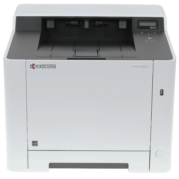 Ecosys P5026cdn, Colour, Duplex, A4, 26/26 ppm, 1200 dpi 2-bit, 2-line LCD, with starter toners, USB 2.0, Gigabit LAN 2