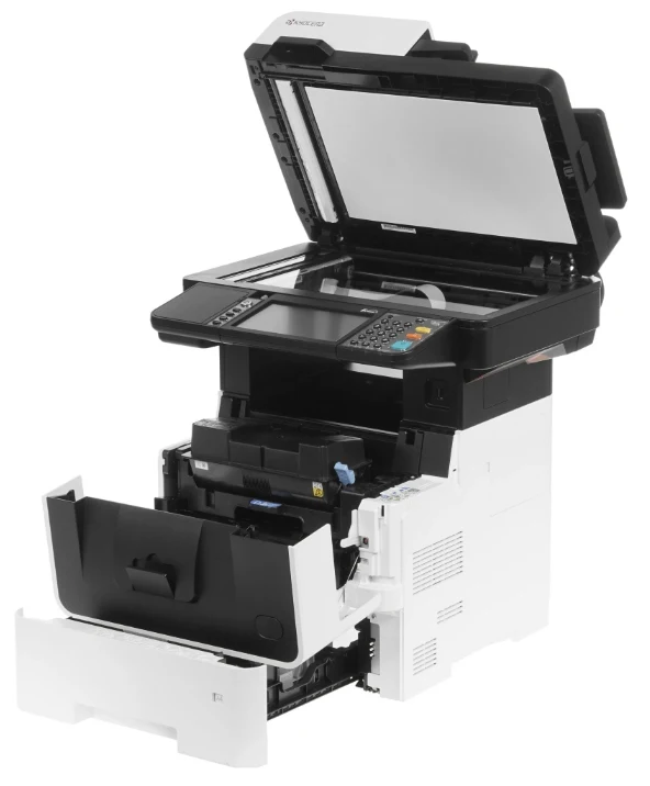 Ecosys M3655idn, Duplex, DADF, A4, 55 ppm, 4in1, HyPAS, 1200x1200 dpi, 7" Touch Panel, with starter toner, USB 2.0, Gigabit LAN 3