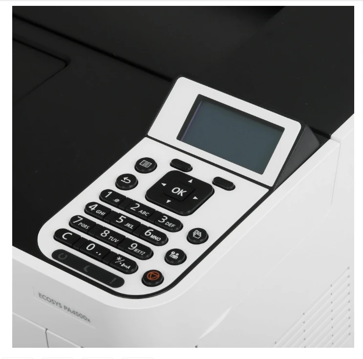 Ecosys PA4500x, A4 B/W Printer, 45pm, 1200x1200 dpi, 5-line LCD, with starter toner 4