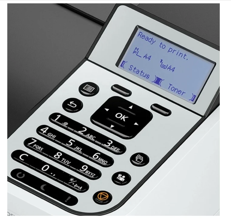 Ecosys PA6000x, A4 B/W Printer, 60pm, 1200x1200 dpi, 5-line LCD, with starter toner 3