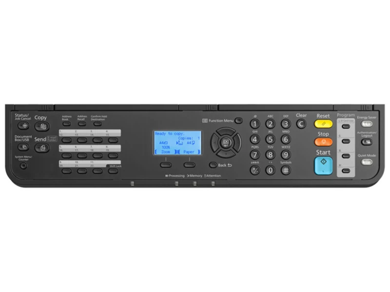 Ecosys MA3500x, A4 B/W MFP, 35 ppm, 3in1, 1200x1200 dpi, 5-line LCD, 50-sheet DP std, with starter toner 4