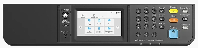 Ecosys MA4000wifx, A4 B/W MFP, 40 ppm, 4in1, 1200x1200 dpi, 4.3" touch panel, 50-sheet Dual-scan DP std, HyPAS, Wireless (2.4GHz), with starter toner 2