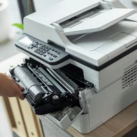 MFP Brother MFC-B7800DN, A4, 34 ppm, Duplex, ADF, Fax, Ethernet 10/100, USB 2.0, Starter toner 2000 pag, Cartridge TN-B023 [2.000 pag], Drum DR-B023 [12.000 pag] 3