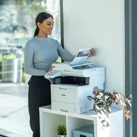 MFP Brother DCP-L5510DW, A4, 48 ppm, Duplex, ADF, Wi-Fi, Gigabit Ethernet, USB 2.0, Starter toner 3000 pag, Cartridge TN-3600 [3.000 pag], TN-3600XXL [11.000 pag], Drum DR-3600 [75.000 pag] 4